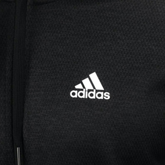 Men's adidas Team Issue Fleece Full Zip Hoodie - Picture 4 of 8
